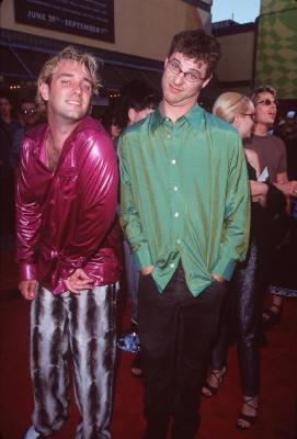 Matt Stone and Trey Parker at event of BASEketball (1998)
