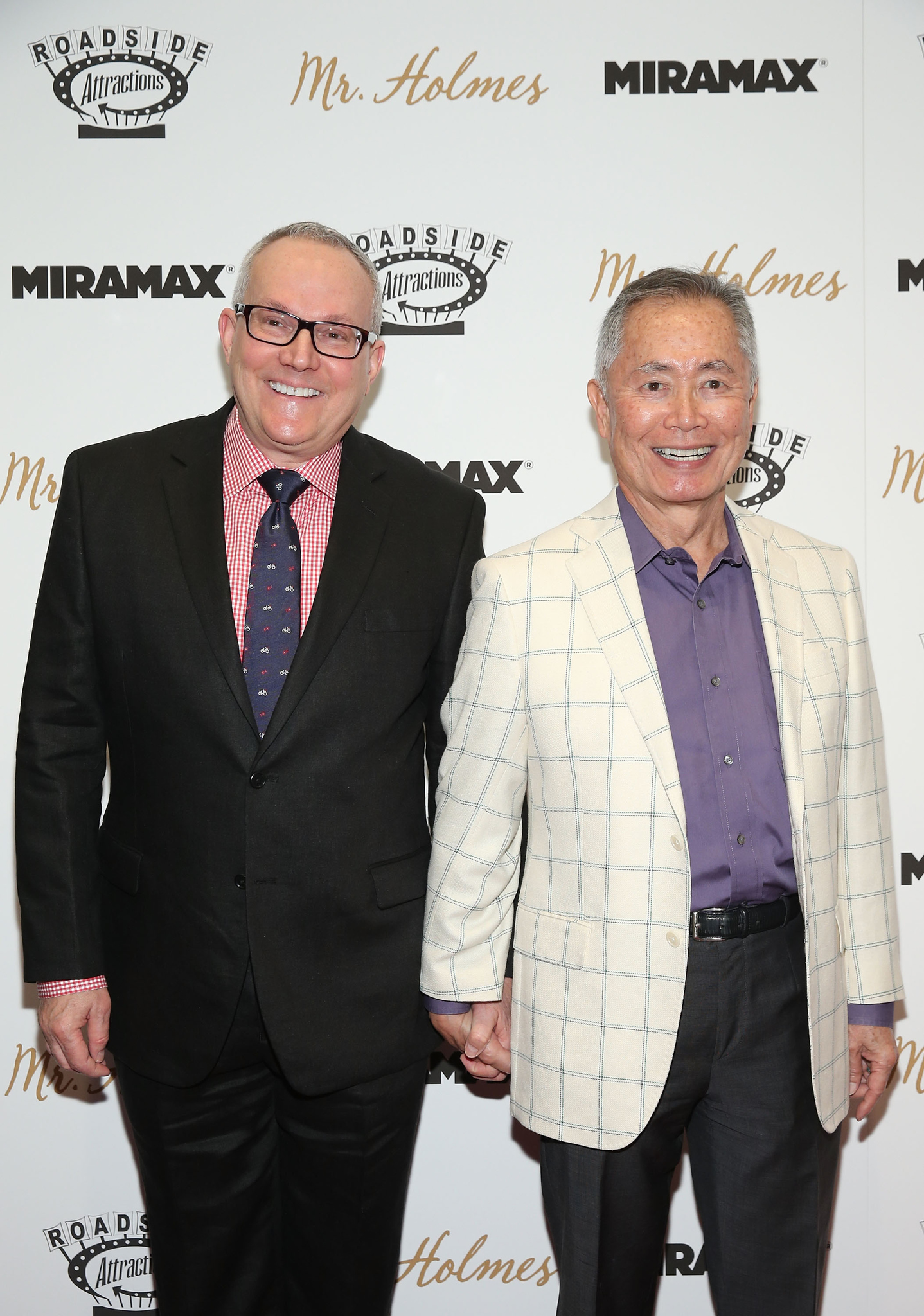 George Takei and Brad Altman at event of Mr. Holmes (2015)