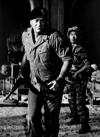 John Wayne and George Takei in 