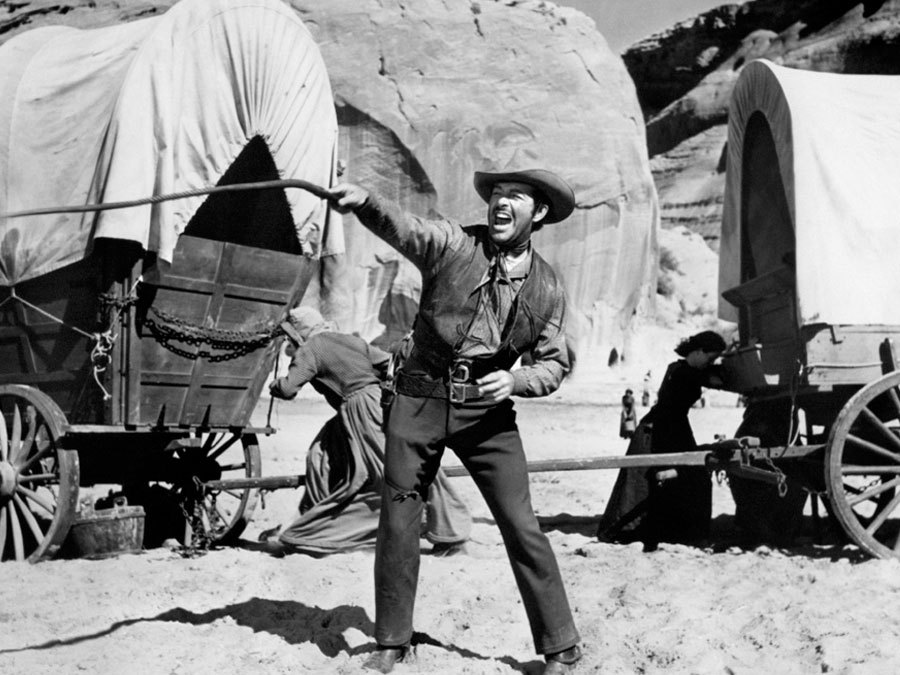 Still of Robert Taylor in Westward the Women (1951)