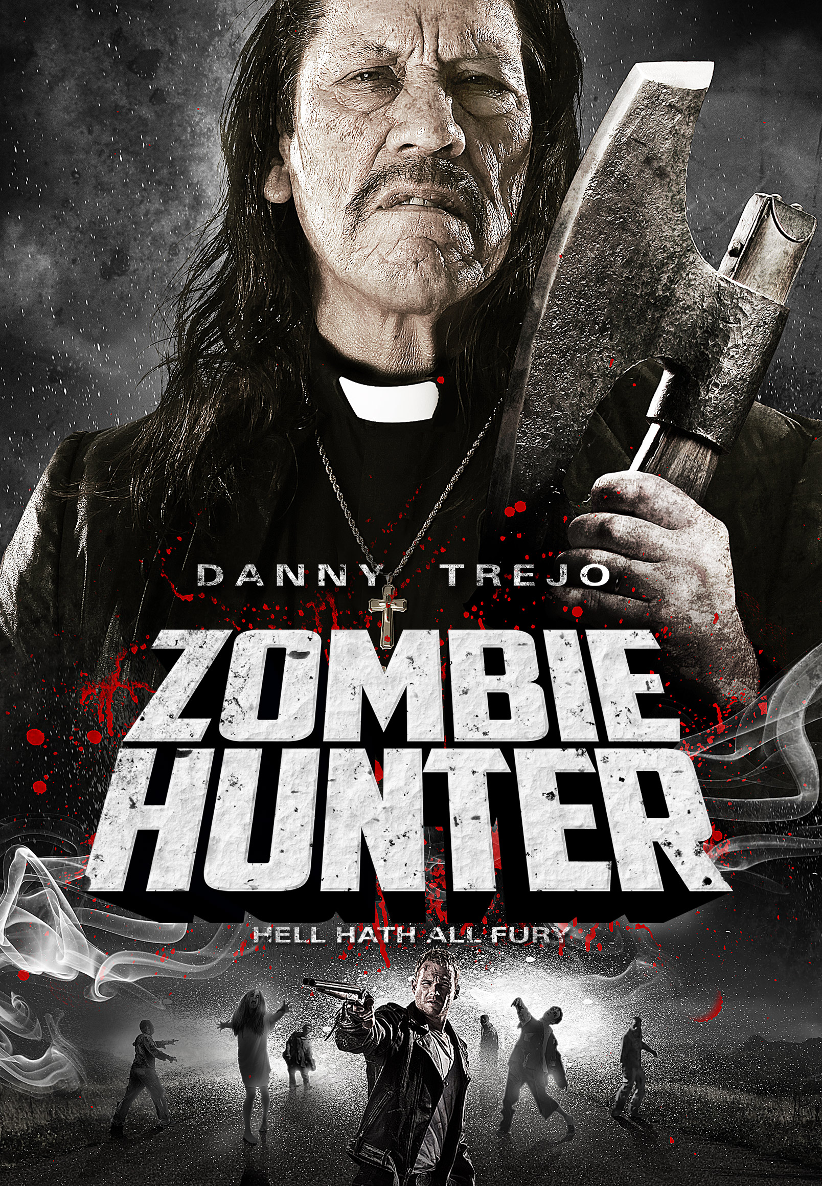 Danny Trejo and Martin Copping in Zombie Hunter (2013)