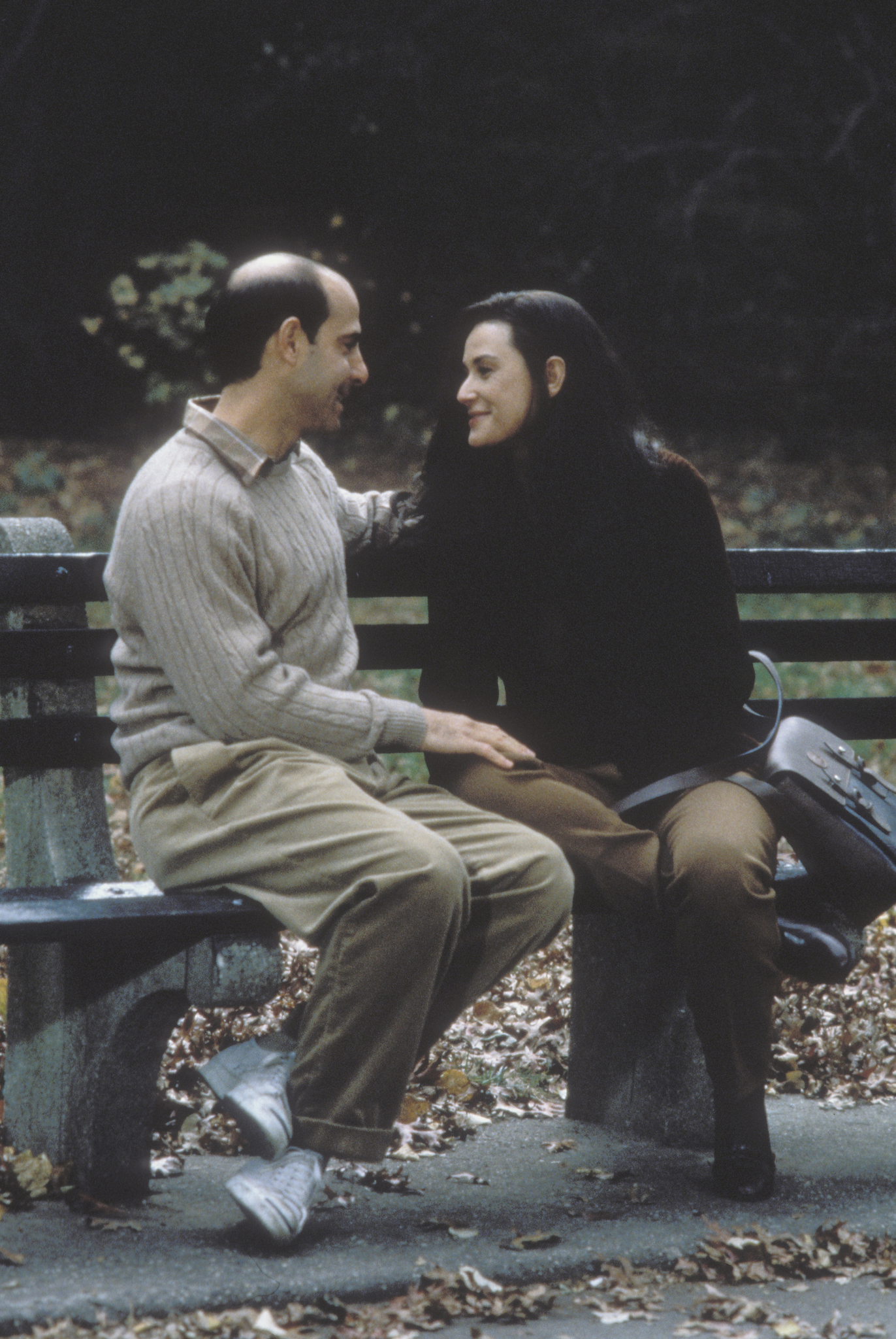 Still of Demi Moore and Stanley Tucci in Deconstructing Harry (1997)