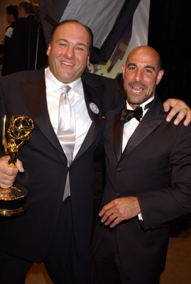 James Gandolfini and Stanley Tucci