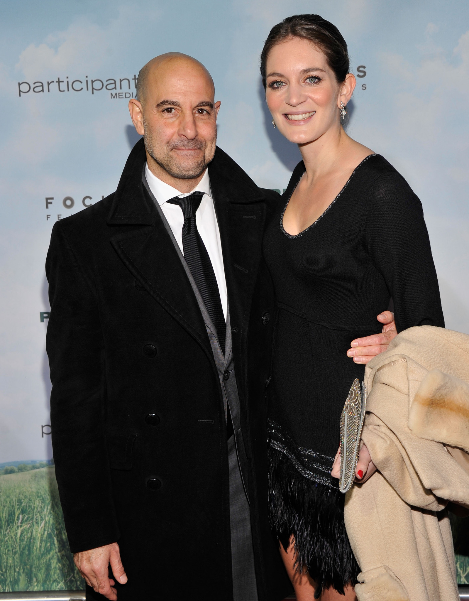 Stanley Tucci and Felicity Blunt at event of Promised Land (2012)