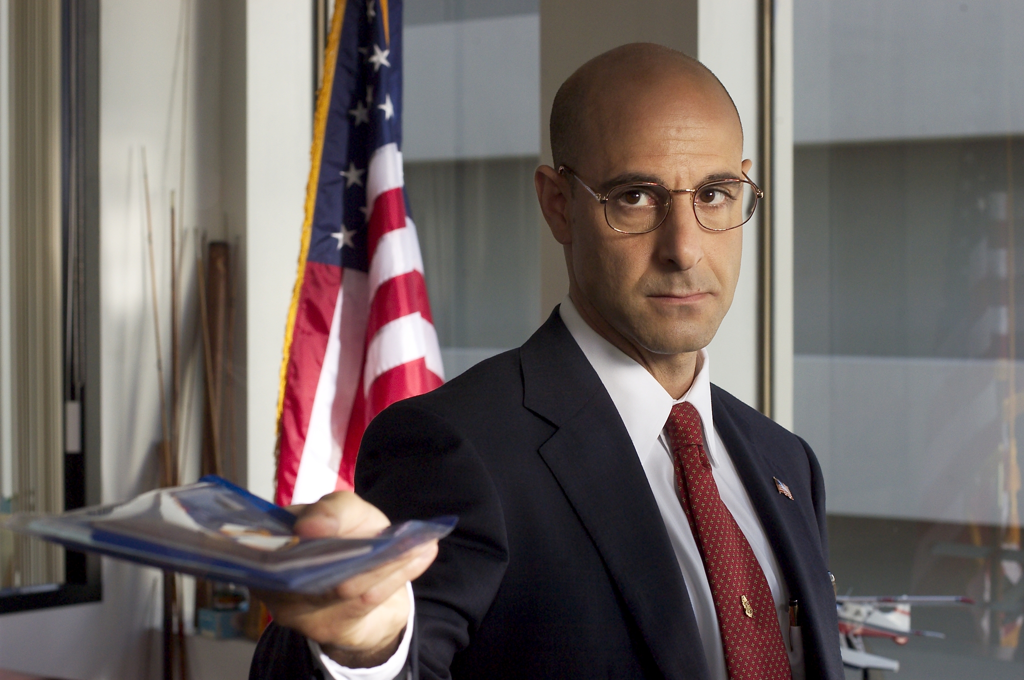 Still of Stanley Tucci in Terminalas (2004)