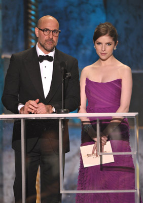 Stanley Tucci and Anna Kendrick