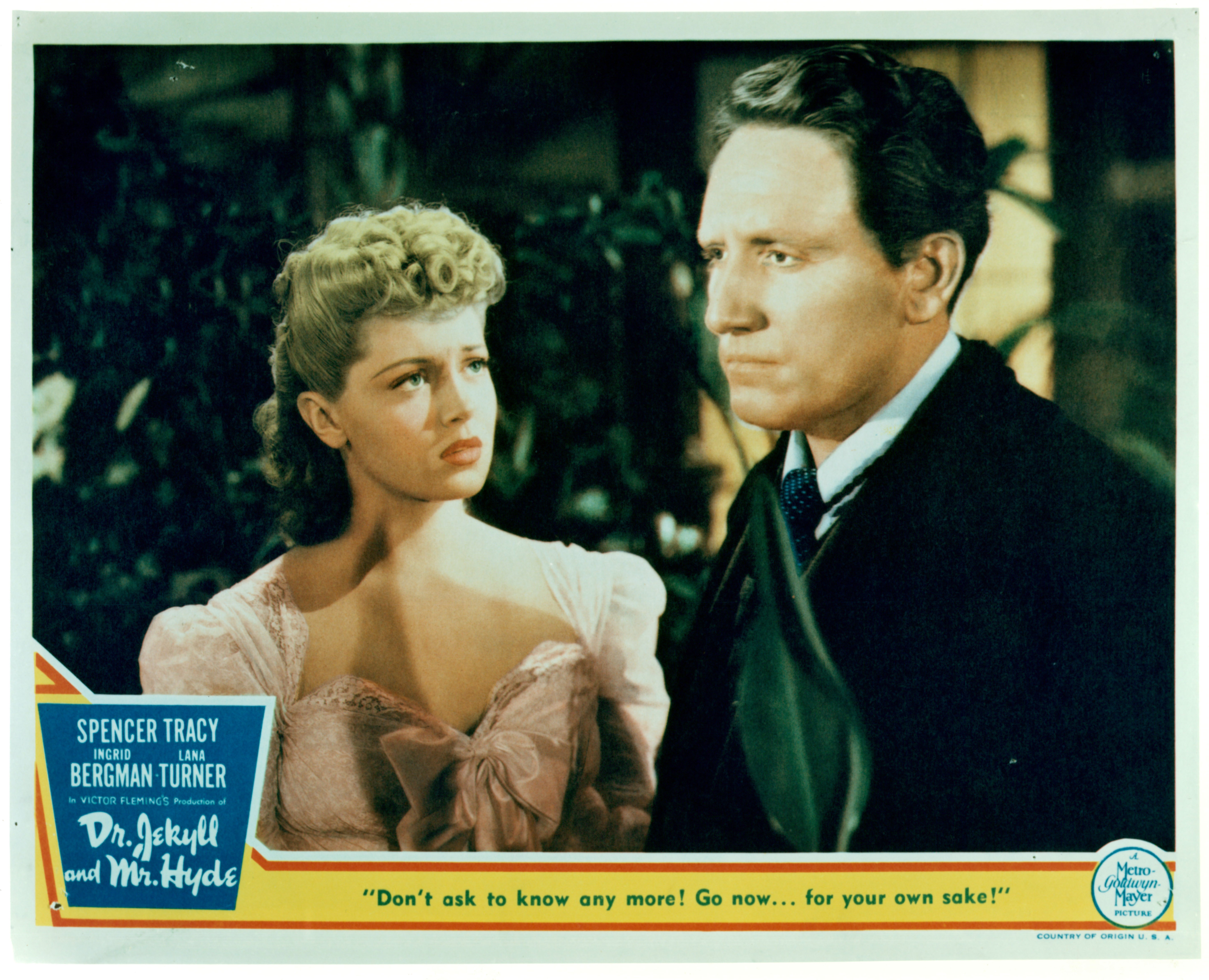 Still of Spencer Tracy and Lana Turner in Dr. Jekyll and Mr. Hyde (1941)