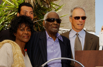 Clint Eastwood, Cicely Tyson and Ray Charles