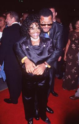 Laurence Fishburne and Cicely Tyson at event of Hoodlum (1997)