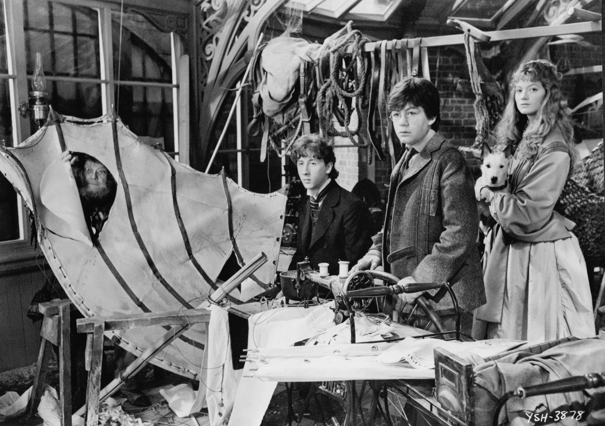 Still of Sophie Ward, Alan Cox and Nicholas Rowe in Young Sherlock Holmes (1985)