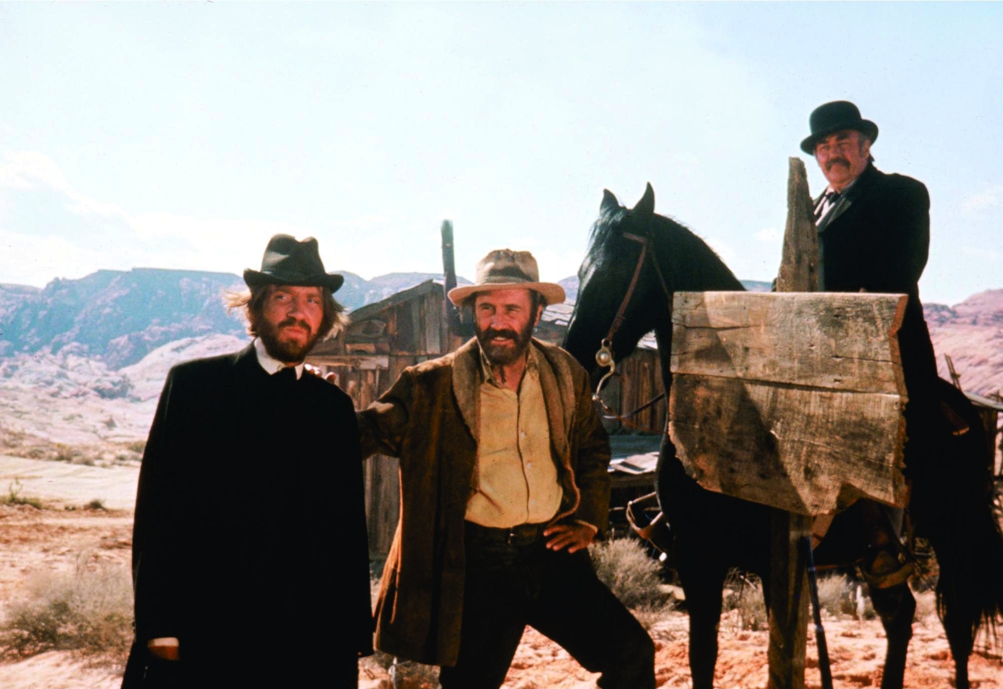 Still of Jason Robards and David Warner in The Ballad of Cable Hogue (1970)