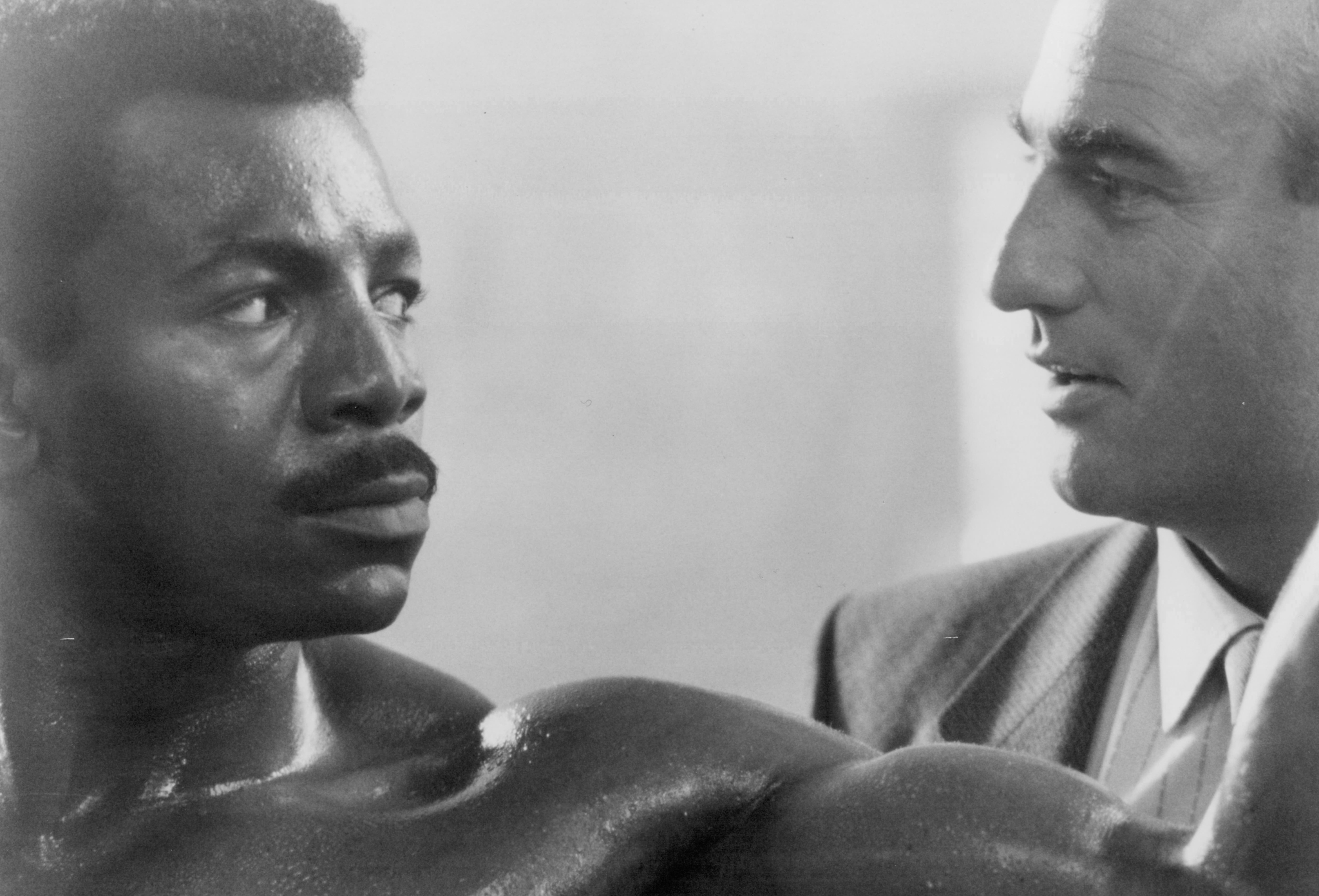 Still of Carl Weathers and Craig T. Nelson in Action Jackson (1988)
