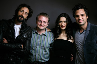 Rachel Weisz, Adrien Brody, Rian Johnson and Mark Ruffalo at event of The Brothers Bloom (2008)
