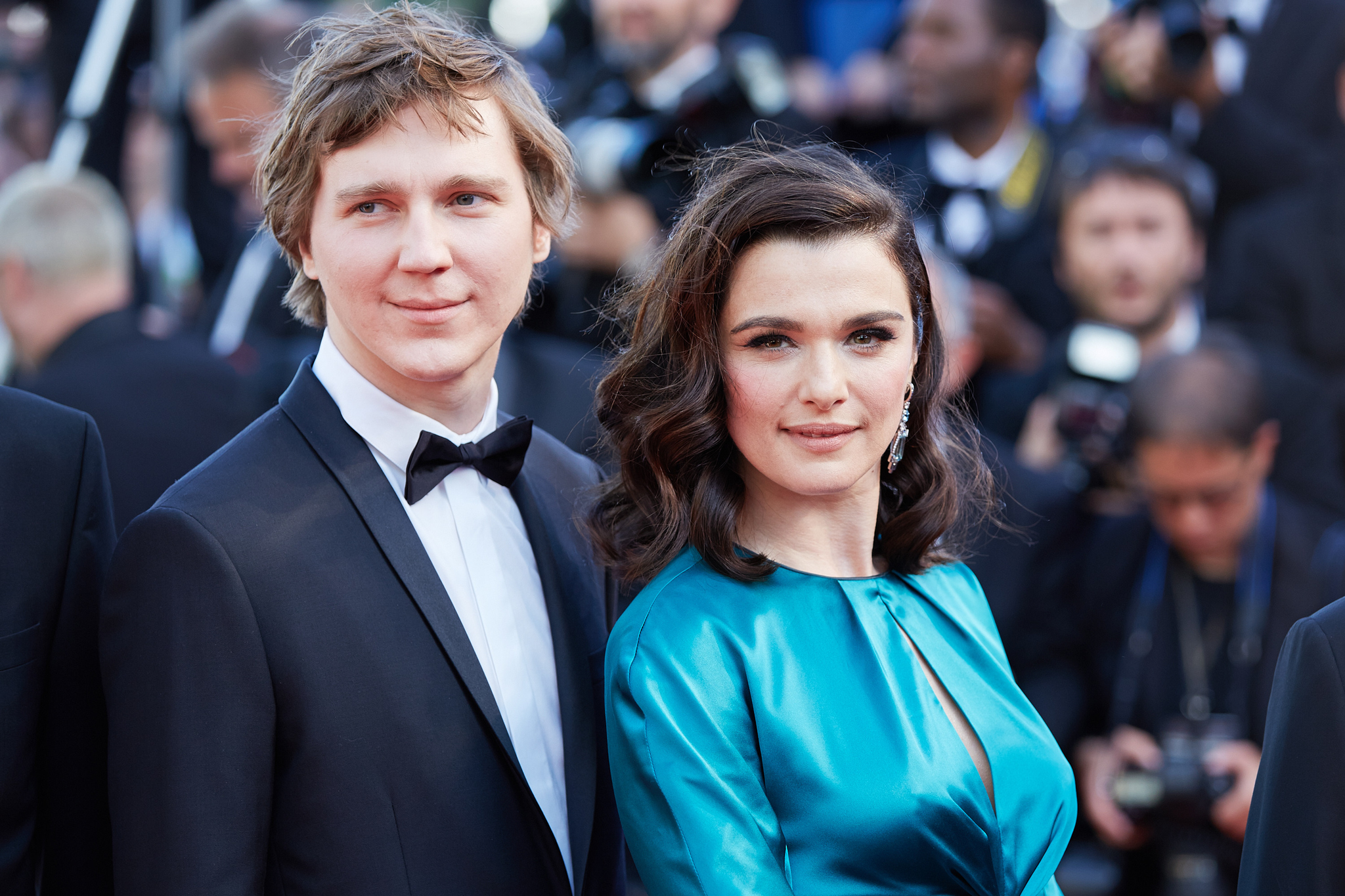 Rachel Weisz and Paul Dano at event of Youth (2015)