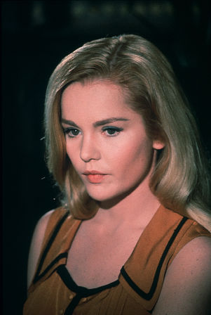 Tuesday Weld on the set of 