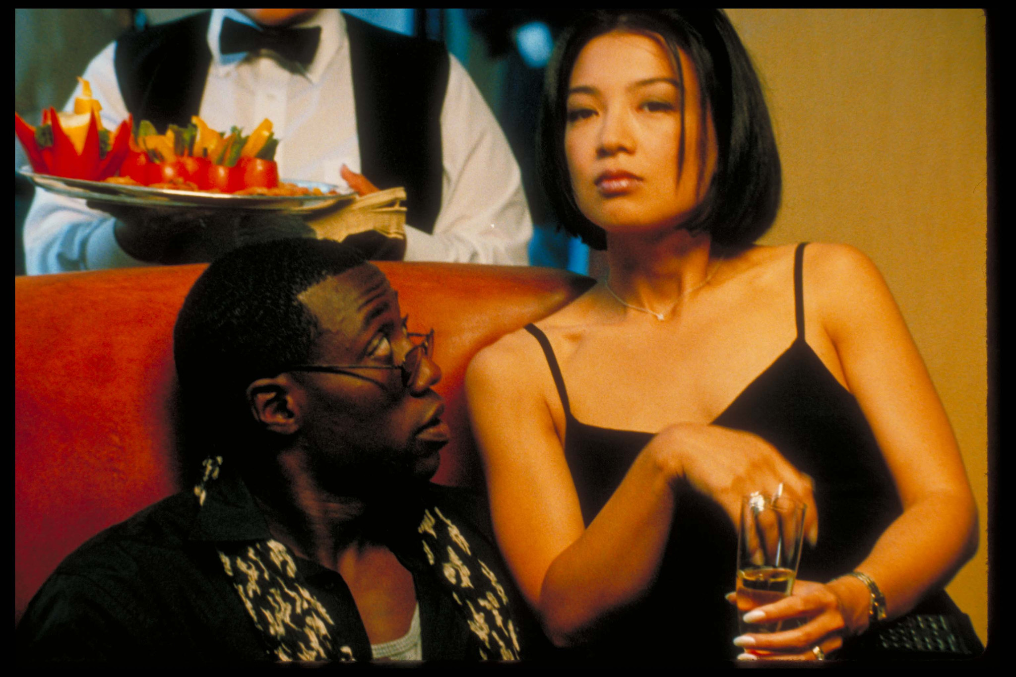 Still of Wesley Snipes and Ming-Na Wen in One Night Stand (1997)