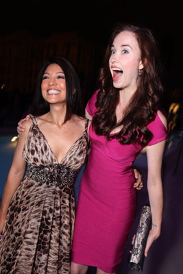 Ming-Na Wen and Elyse Levesque at event of SGU Stargate Universe (2009)