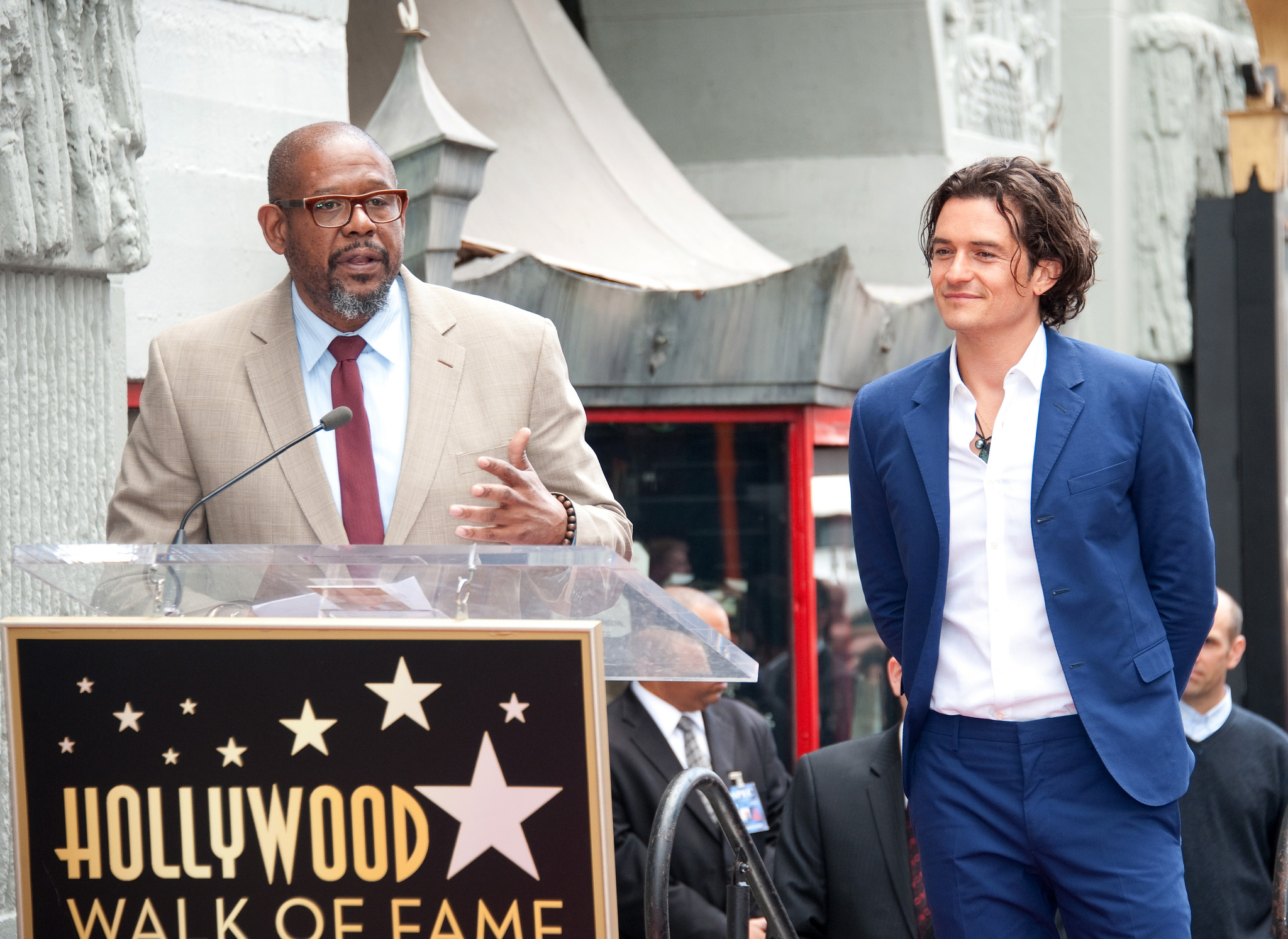 Forest Whitaker and Orlando Bloom