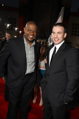 Forest Whitaker and Chris Evans at event of Street Kings (2008)