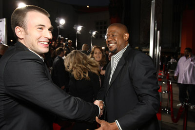 Forest Whitaker and Chris Evans at event of Street Kings (2008)