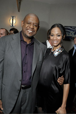Forest Whitaker and Zoe Saldana at event of Vantage Point (2008)