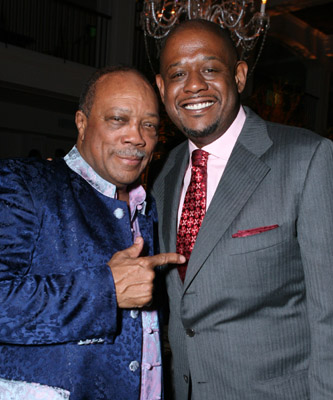 Forest Whitaker and Quincy Jones