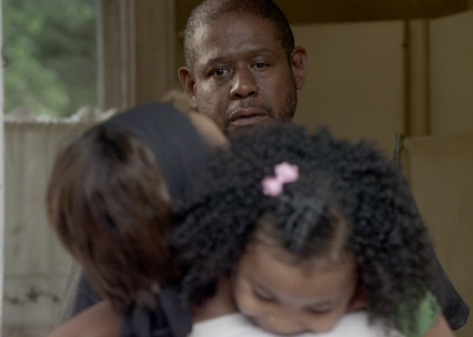 Still of Forest Whitaker and Ariana Neal in Repentance (2013)