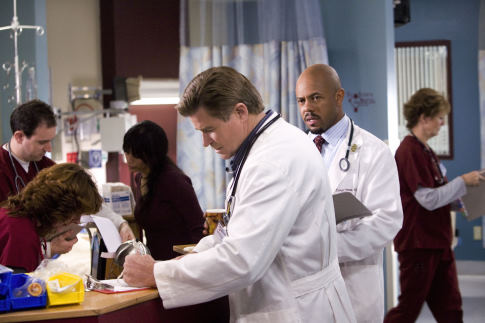 Still of Treat Williams and Rockmond Dunbar in Heartland (2007)