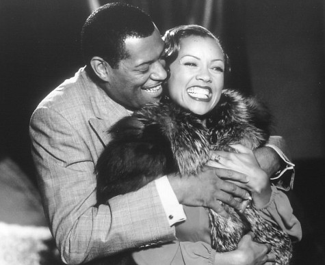 Still of Laurence Fishburne and Vanessa Williams in Hoodlum (1997)