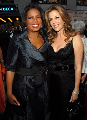 Rita Wilson and Oprah Winfrey