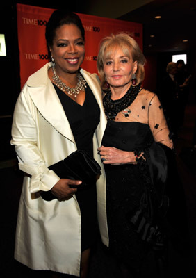 Oprah Winfrey and Barbara Walters