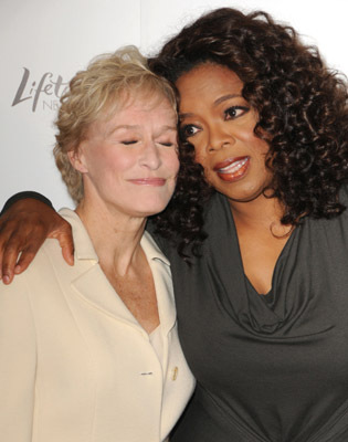 Glenn Close and Oprah Winfrey