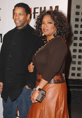 Denzel Washington and Oprah Winfrey at event of The Great Debaters (2007)