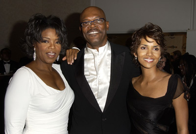 Samuel L. Jackson, Halle Berry and Oprah Winfrey