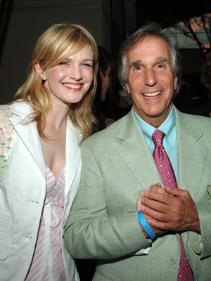 Henry Winkler and Kathryn Morris at event of Cold Case (2003)