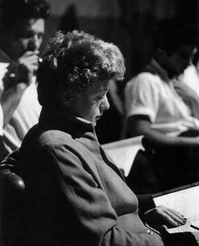 Shelley Winters at the Actors Studio in New York City circa 1950s