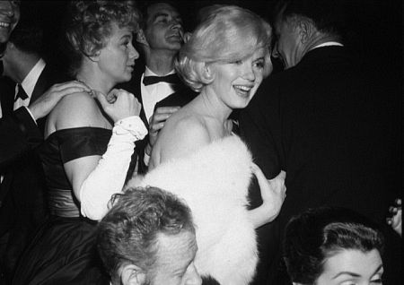M. Monroe & Shelly Winters at the Golden Globe Awards. 1961 ©1978 David Sutton
