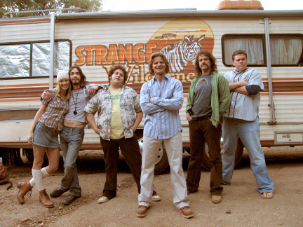 Steve Zahn, Allen Covert, Kevin Heffernan, Justin Long and Jonah Hill in Strange Wilderness (2008)