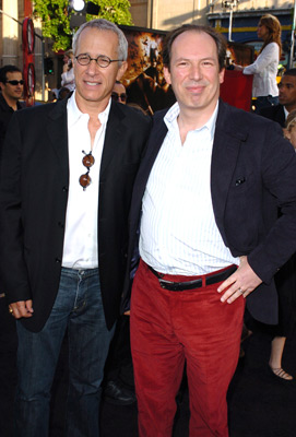 Hans Zimmer and James Newton Howard at event of Betmenas: Pradzia (2005)