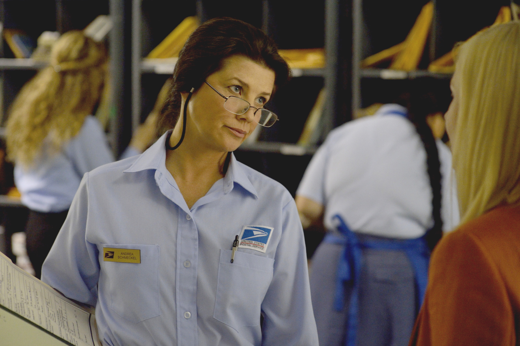 Still of Daphne Zuniga and Kristin Booth in Signed, Sealed, Delivered (2014)