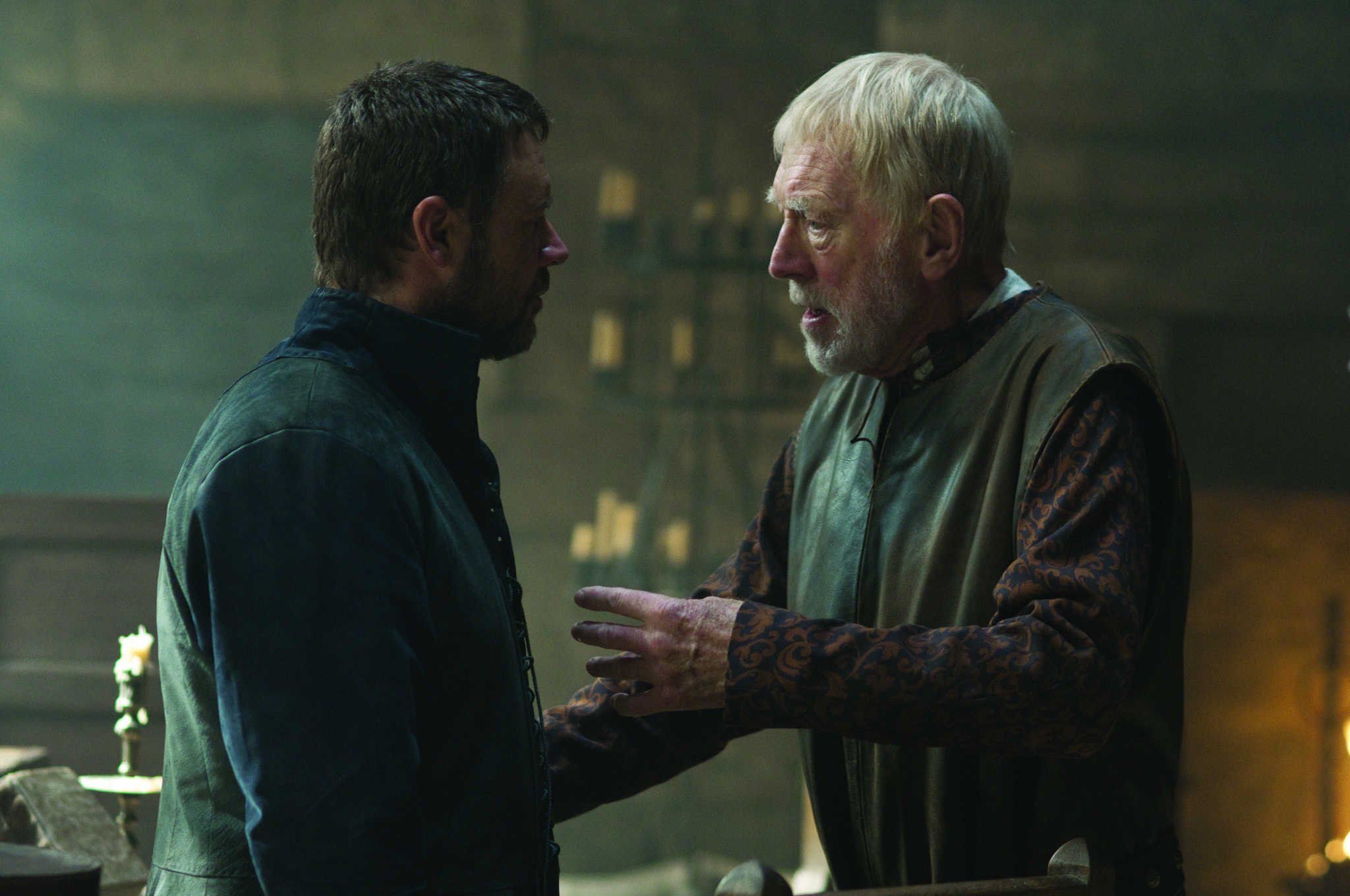 Still of Russell Crowe and Max von Sydow in Robinas Hudas (2010)