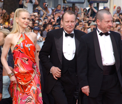 Nicole Kidman, Stellan Skarsgård and Lars von Trier at event of Dogville (2003)