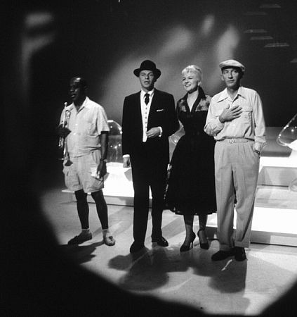 Louis Armstrong, Frank Sinatra, Peggy Lee & Bing Crosby on an ABC TV Special, 1959