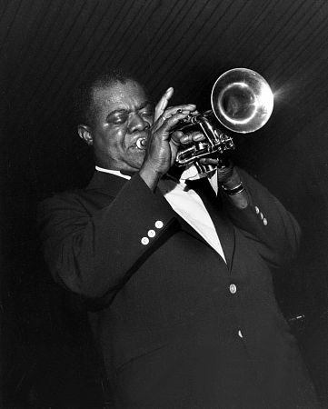 Louis Armstrong at the Crescendo, 1958.