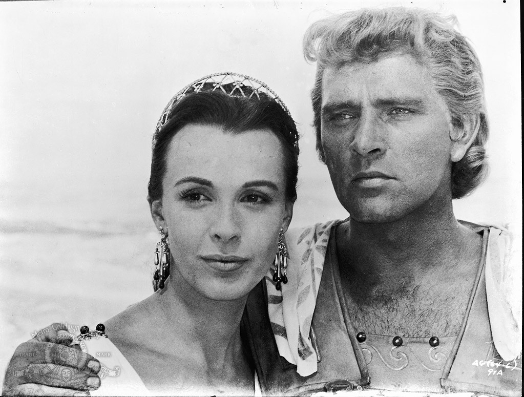 Still of Richard Burton and Claire Bloom in Alexander the Great (1956)
