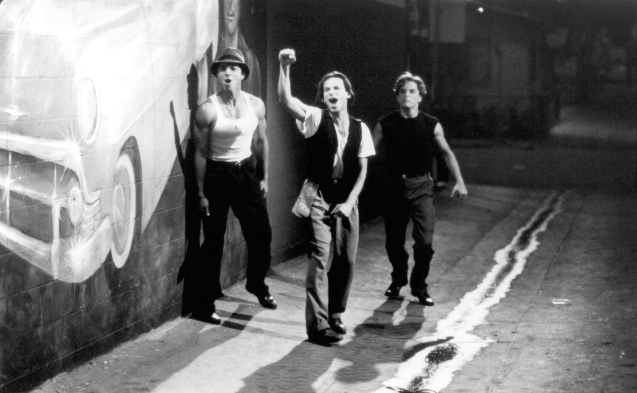 Still of Benjamin Bratt, Jesse Borrego and Damian Chapa in Bound by Honor (1993)