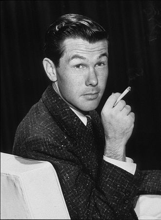 Johnny Carson impersonating Edward R. Murrow, 1954.