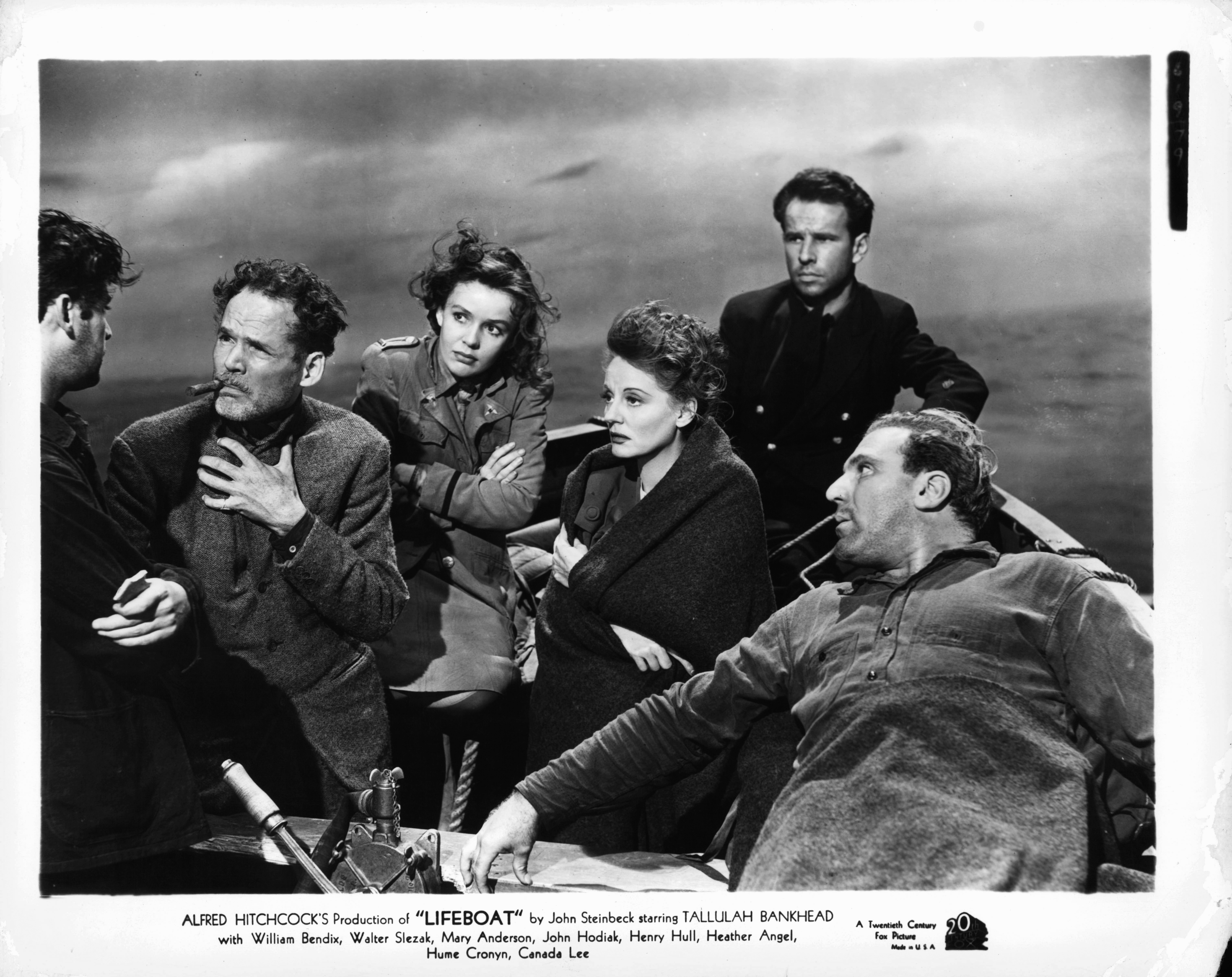 Still of Tallulah Bankhead, William Bendix, Hume Cronyn, Mary Anderson and Henry Hull in Lifeboat (1944)