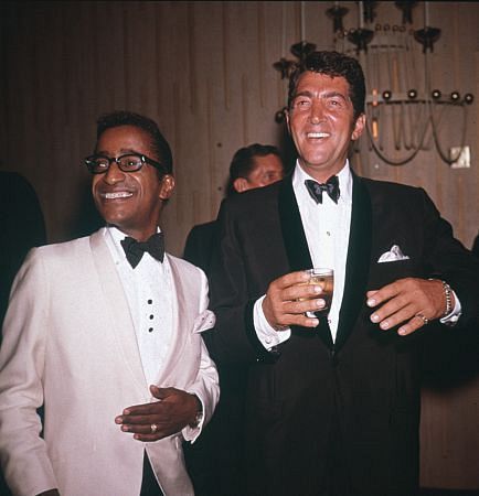 Sammy Davis Jr. and Dean Martin. c. 1960.