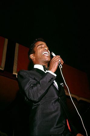 Sammy Davis Jr. performing at Moulin Rouge, c. 1957.